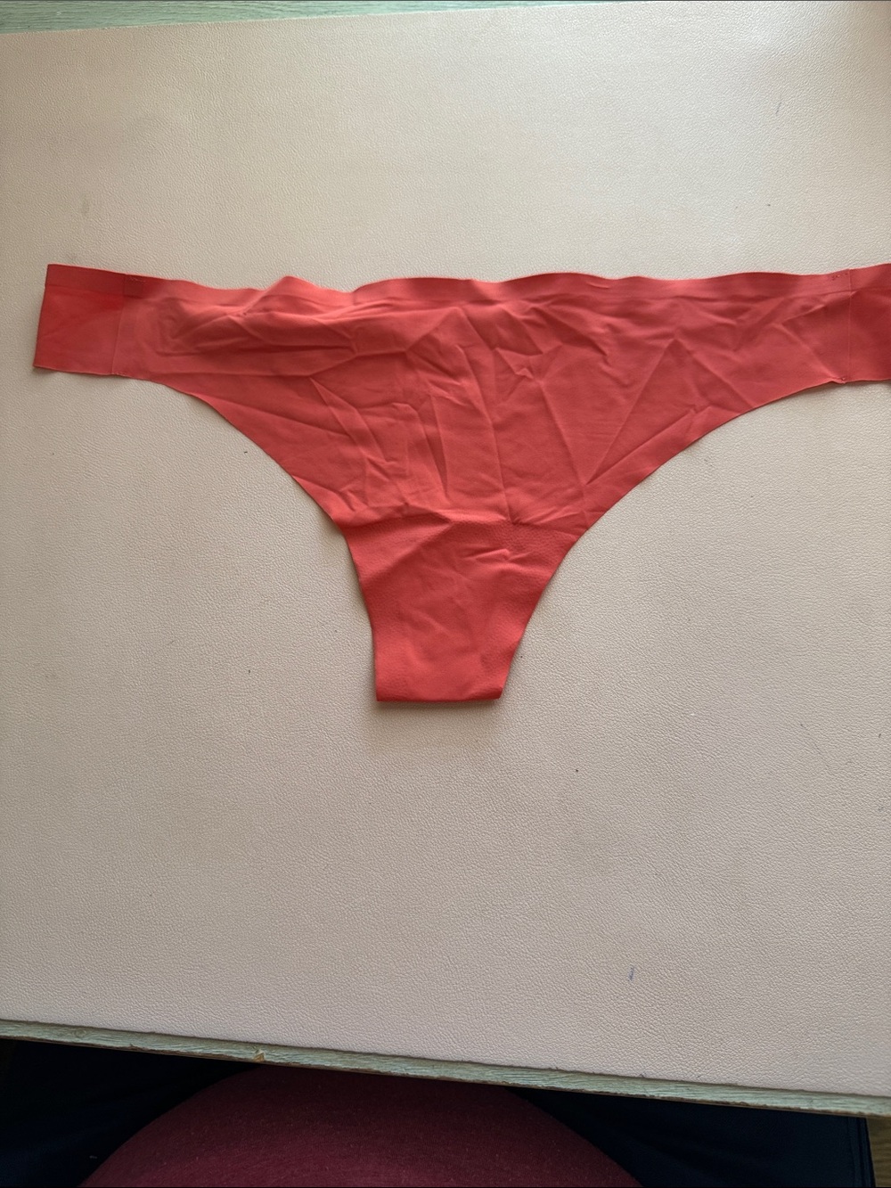 lululemon athletica Seamless Thong in Coral Red
